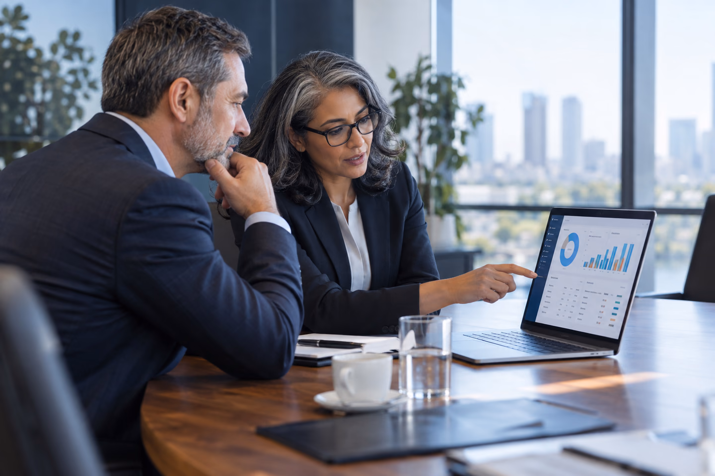 Professionals reviewing certification evidence