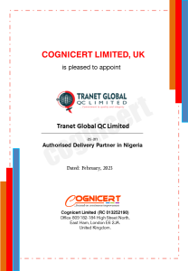 Partnership agreement between Cognicert and CVL Consulting Limited, Nigeria.