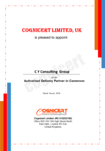 Cognicert delivery certificate for partnership with FWQRC, India